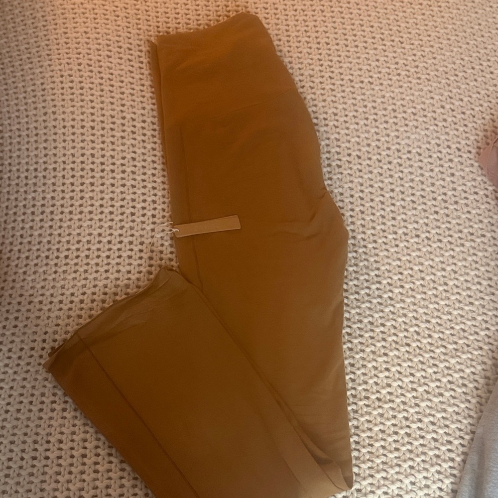 SKIMS Chai Cotton Jersey Foldover Pant